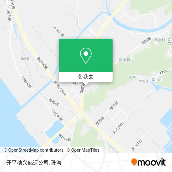 开平穗兴储运公司地图