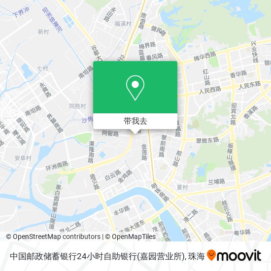 中国邮政储蓄银行24小时自助银行(嘉园营业所)地图
