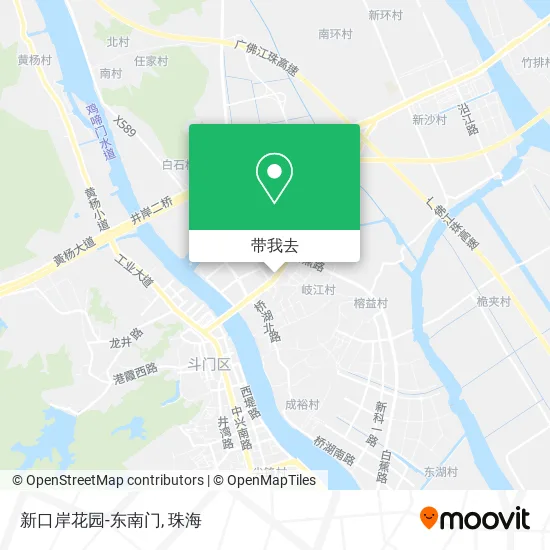 新口岸花园-东南门地图
