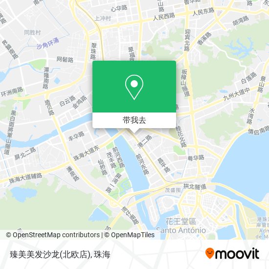 臻美美发沙龙(北欧店)地图