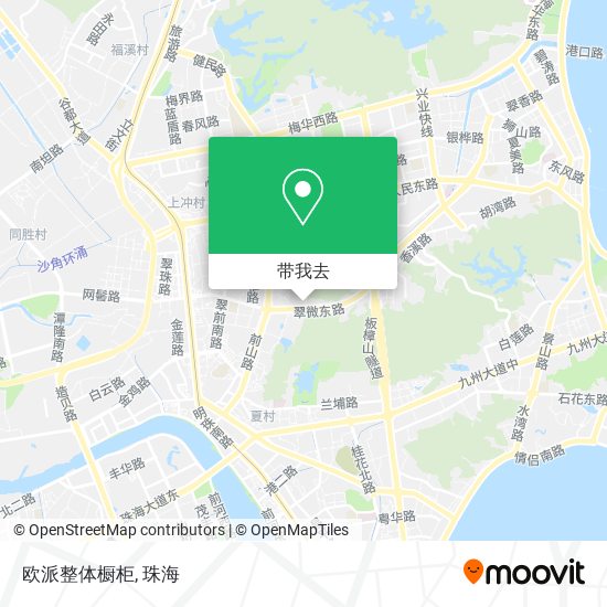 欧派整体橱柜地图