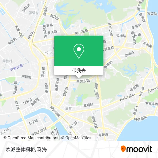 欧派整体橱柜地图