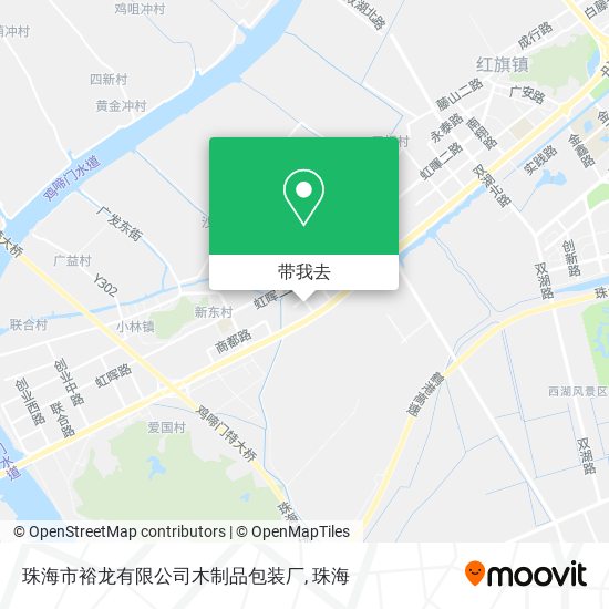 珠海市裕龙有限公司木制品包装厂地图
