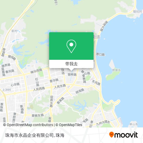 珠海市永晶企业有限公司地图