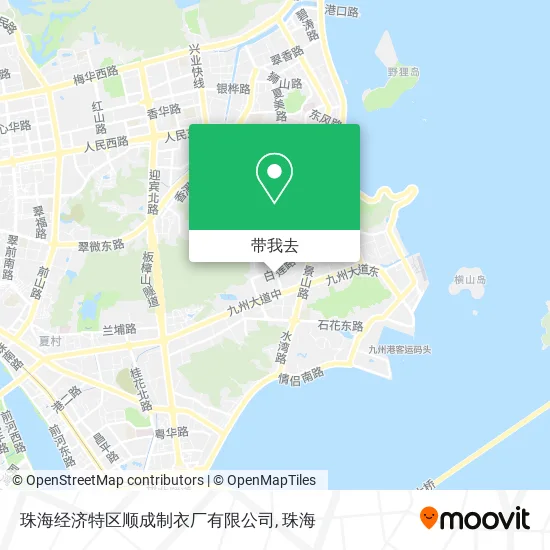 珠海经济特区顺成制衣厂有限公司地图