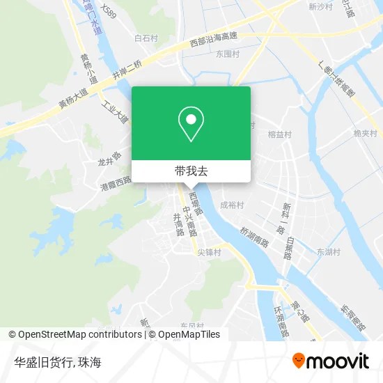 华盛旧货行地图