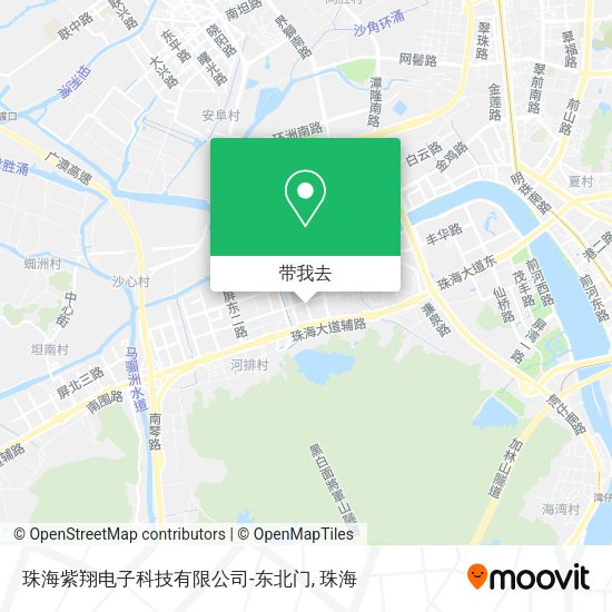 珠海紫翔电子科技有限公司-东北门地图
