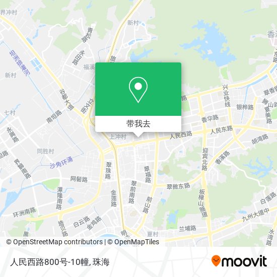 人民西路800号-10幢地图