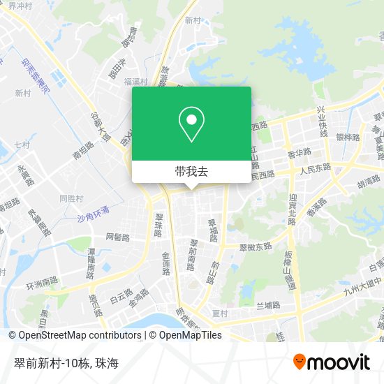 翠前新村-10栋地图