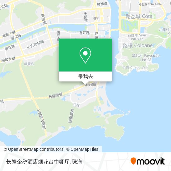长隆企鹅酒店烟花台中餐厅地图