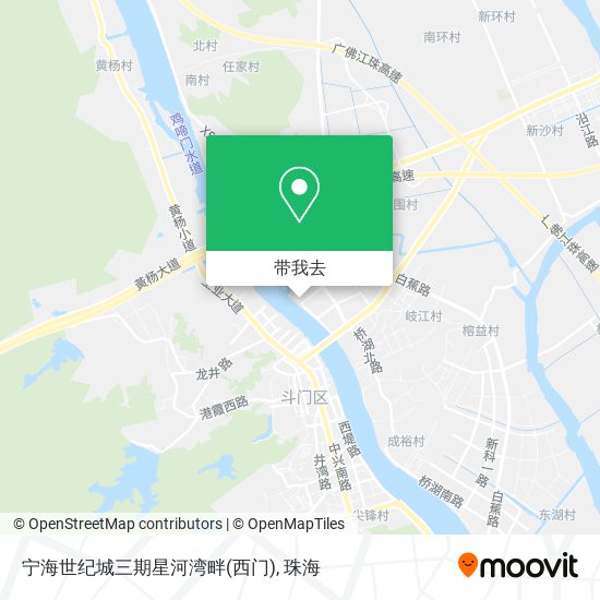 宁海世纪城三期星河湾畔(西门)地图
