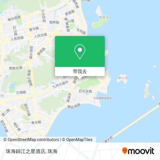 珠海錦江之星酒店地图