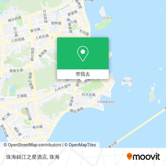 珠海錦江之星酒店地图