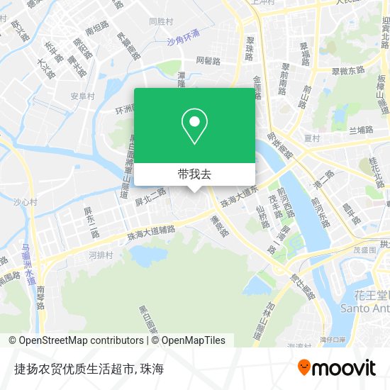 捷扬农贸优质生活超市地图