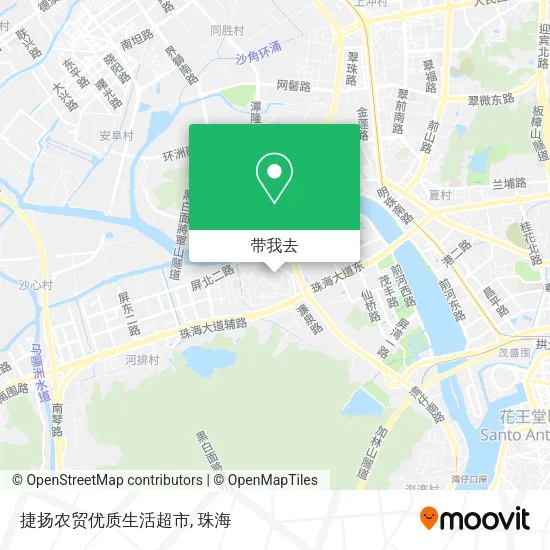 捷扬农贸优质生活超市地图