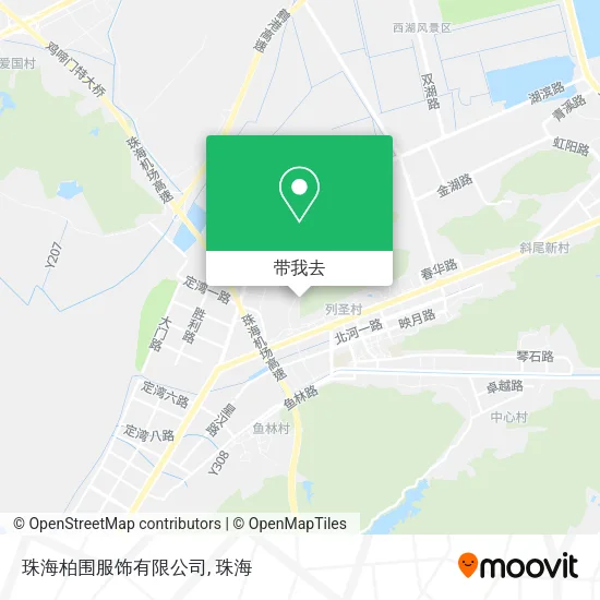 珠海柏围服饰有限公司地图