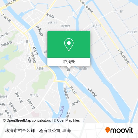 珠海市柏呈装饰工程有限公司地图