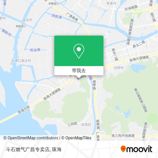 斗石燃气广昌专卖店地图
