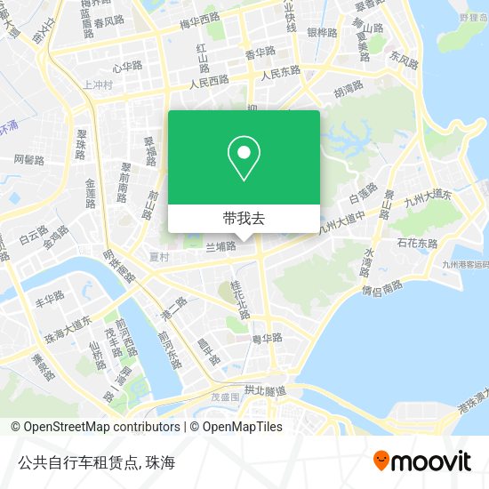 公共自行车租赁点地图