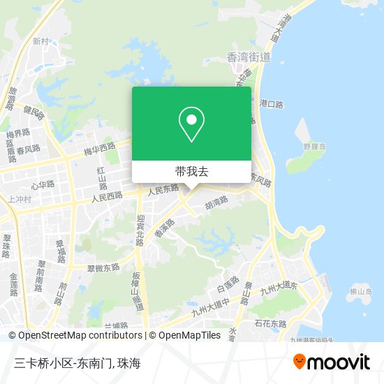 三卡桥小区-东南门地图