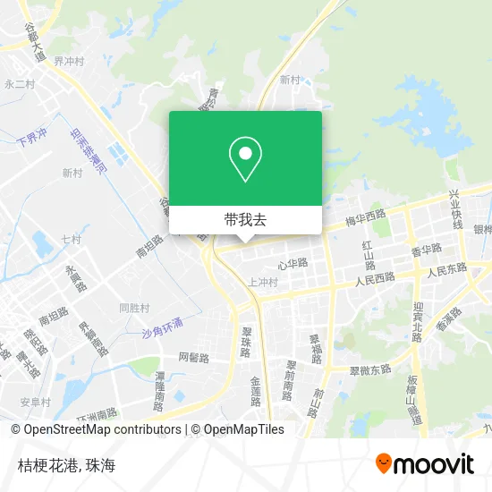桔梗花港地图