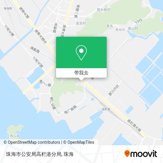 珠海市公安局高栏港分局地图