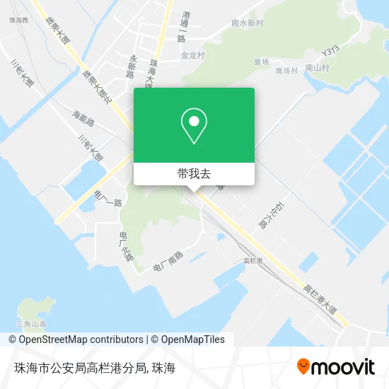 珠海市公安局高栏港分局地图