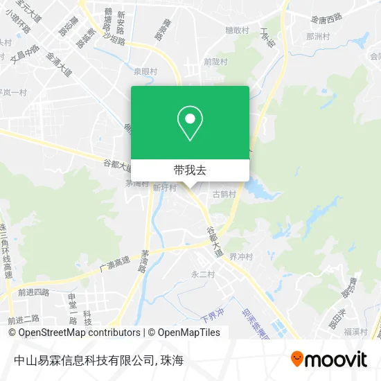 中山易霖信息科技有限公司地图