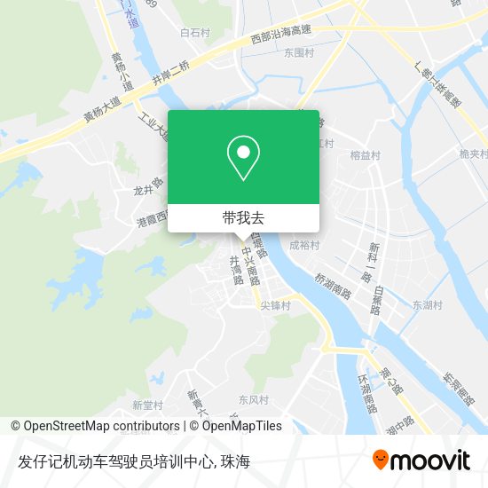 发仔记机动车驾驶员培训中心地图