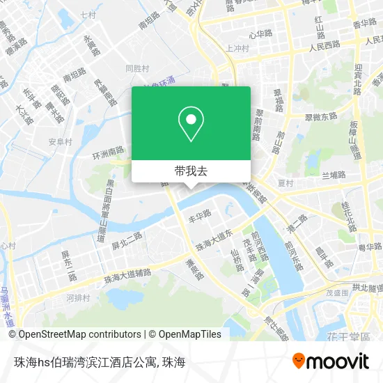 珠海hs伯瑞湾滨江酒店公寓地图