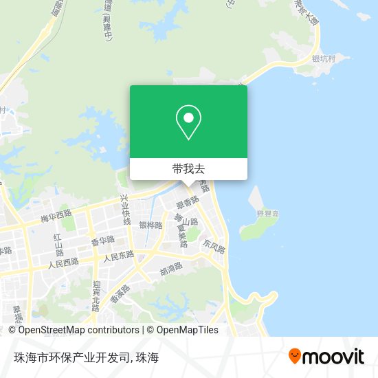 珠海市环保产业开发司地图