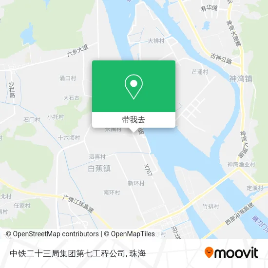 中铁二十三局集团第七工程公司地图