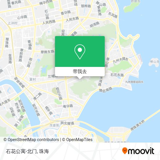 石花公寓-北门地图
