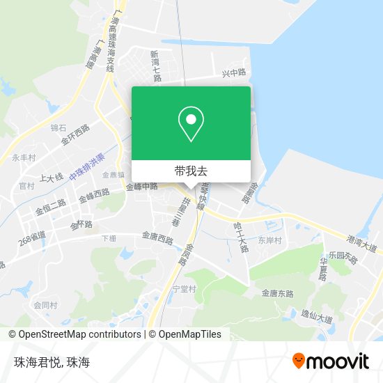 珠海君悦地图