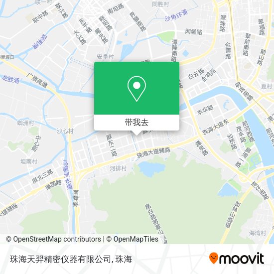 珠海天羿精密仪器有限公司地图