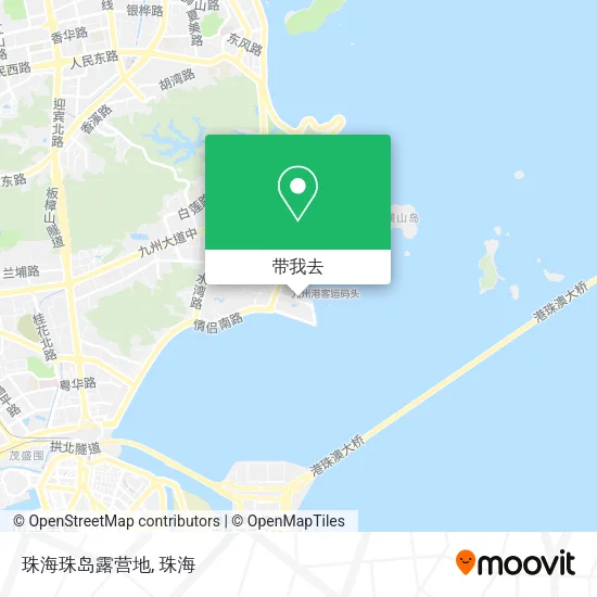 珠海珠岛露营地地图
