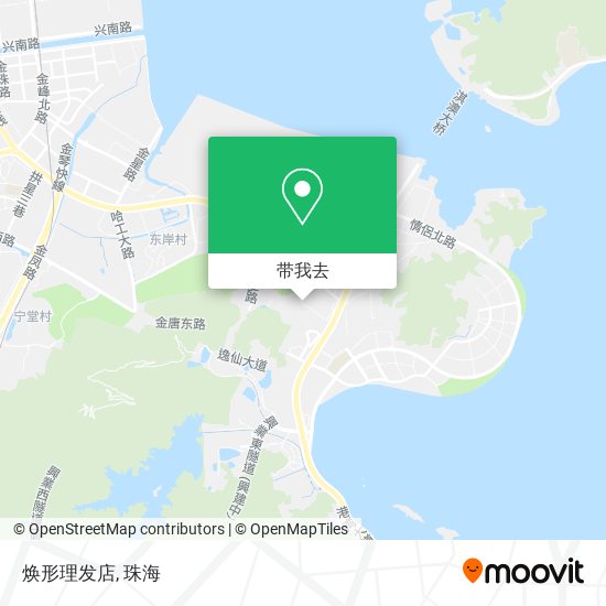 焕形理发店地图