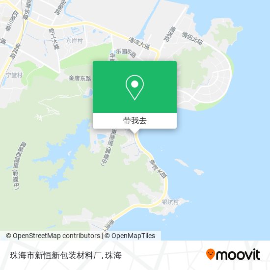 珠海市新恒新包装材料厂地图