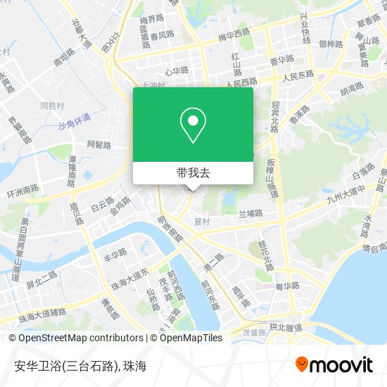 安华卫浴(三台石路)地图