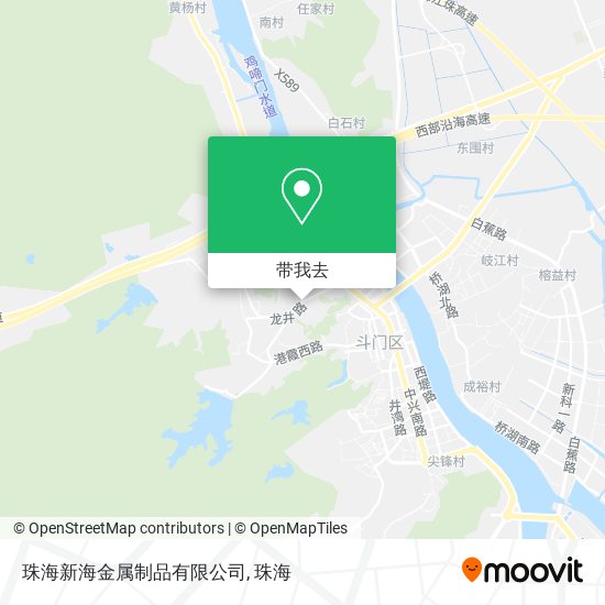 珠海新海金属制品有限公司地图