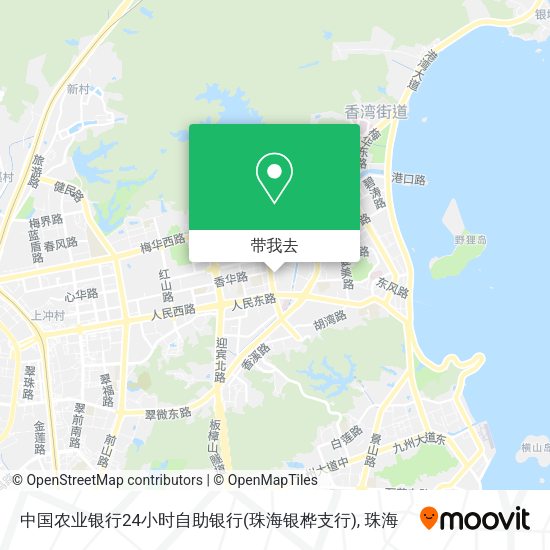 中国农业银行24小时自助银行(珠海银桦支行)地图
