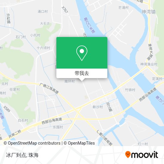 冰厂到点地图