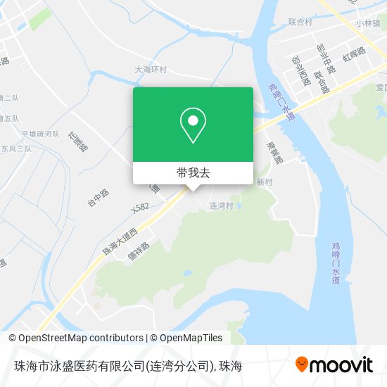 珠海市泳盛医药有限公司(连湾分公司)地图