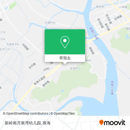 新岭南月泉湾幼儿园地图