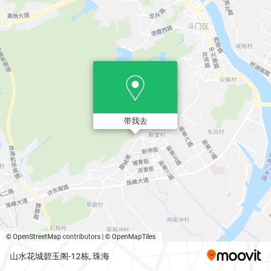 山水花城碧玉阁-12栋地图