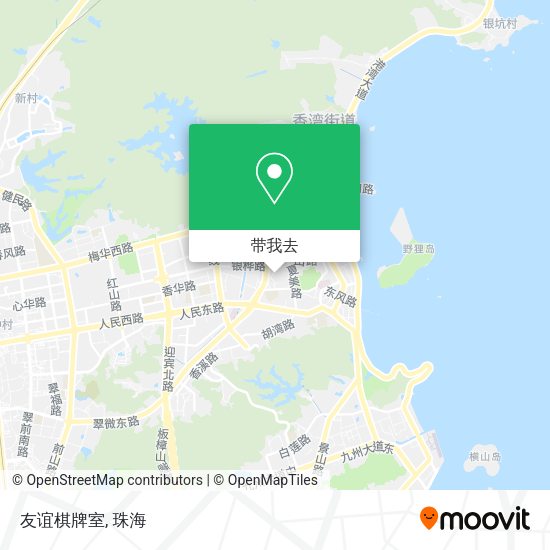 友谊棋牌室地图