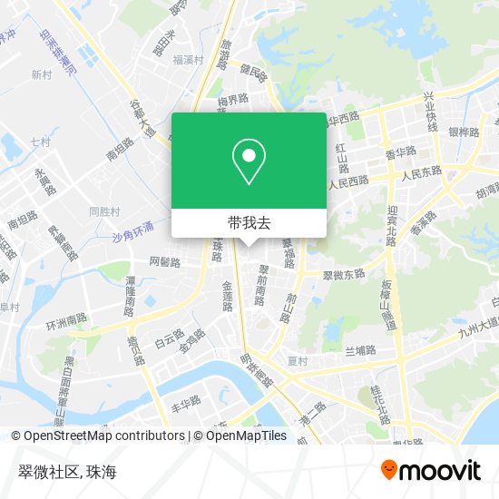翠微社区地图