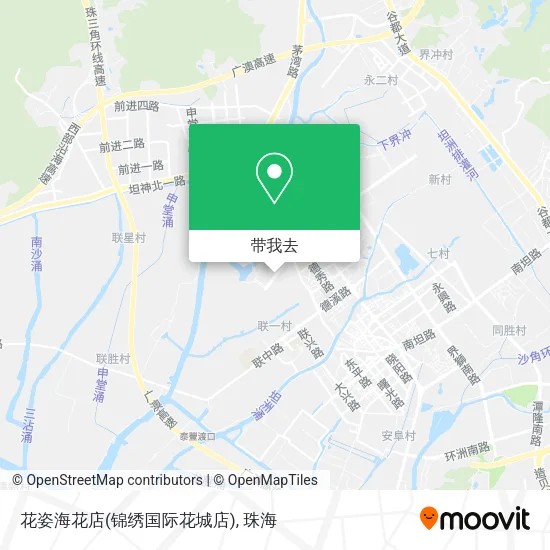 花姿海花店(锦绣国际花城店)地图