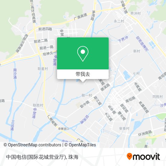 中国电信(国际花城营业厅)地图