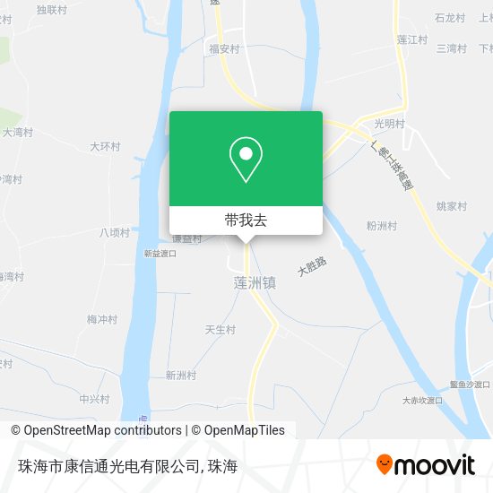 珠海市康信通光电有限公司地图